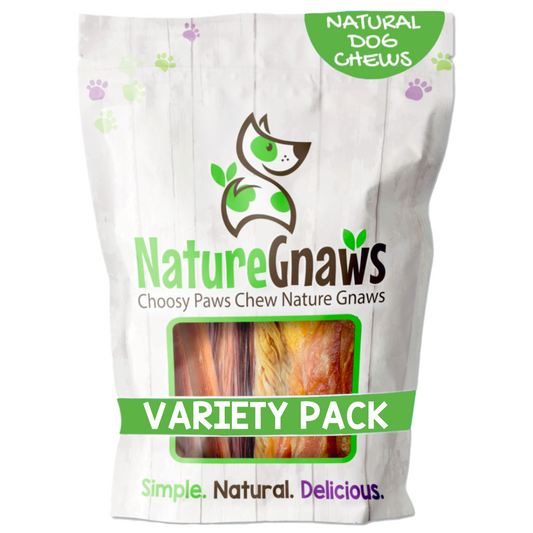 Nature Gnaws Best Beef Variety Pack for small and large dogs.