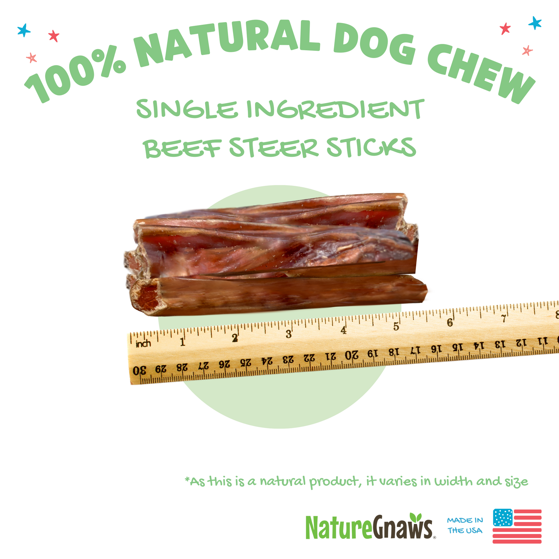 USA Mixed Steer Sticks 8oz NatureGnaws