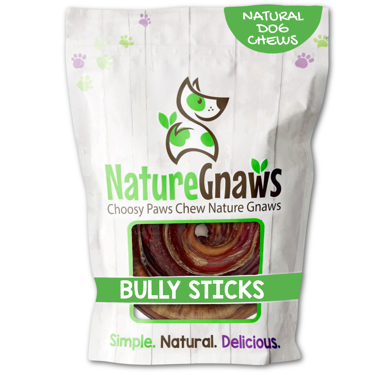 Beef Bully Coil Natural Long-lasting Dental Chew
