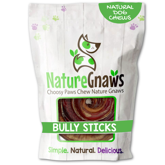 Beef Bully Coil Natural Long-lasting Dental Chew