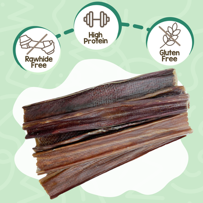 Beef Gullet Chews 9-10" Natural Dental Chews