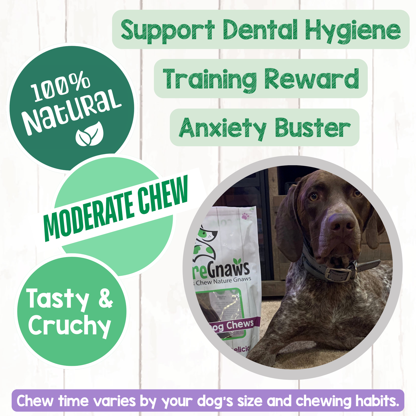 Beef Gullet Chews 9-10" Natural Dental Chews