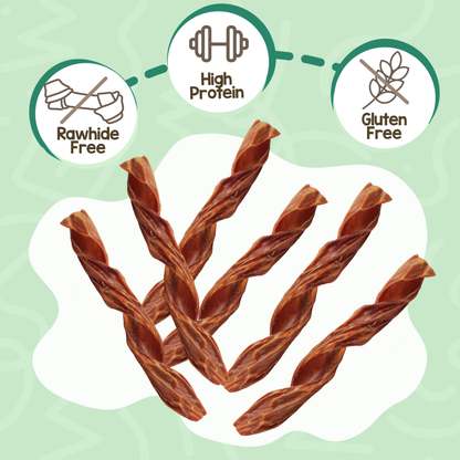 Beef Gullet Springs 7-8" Long-Lasting Dental Dog Chews