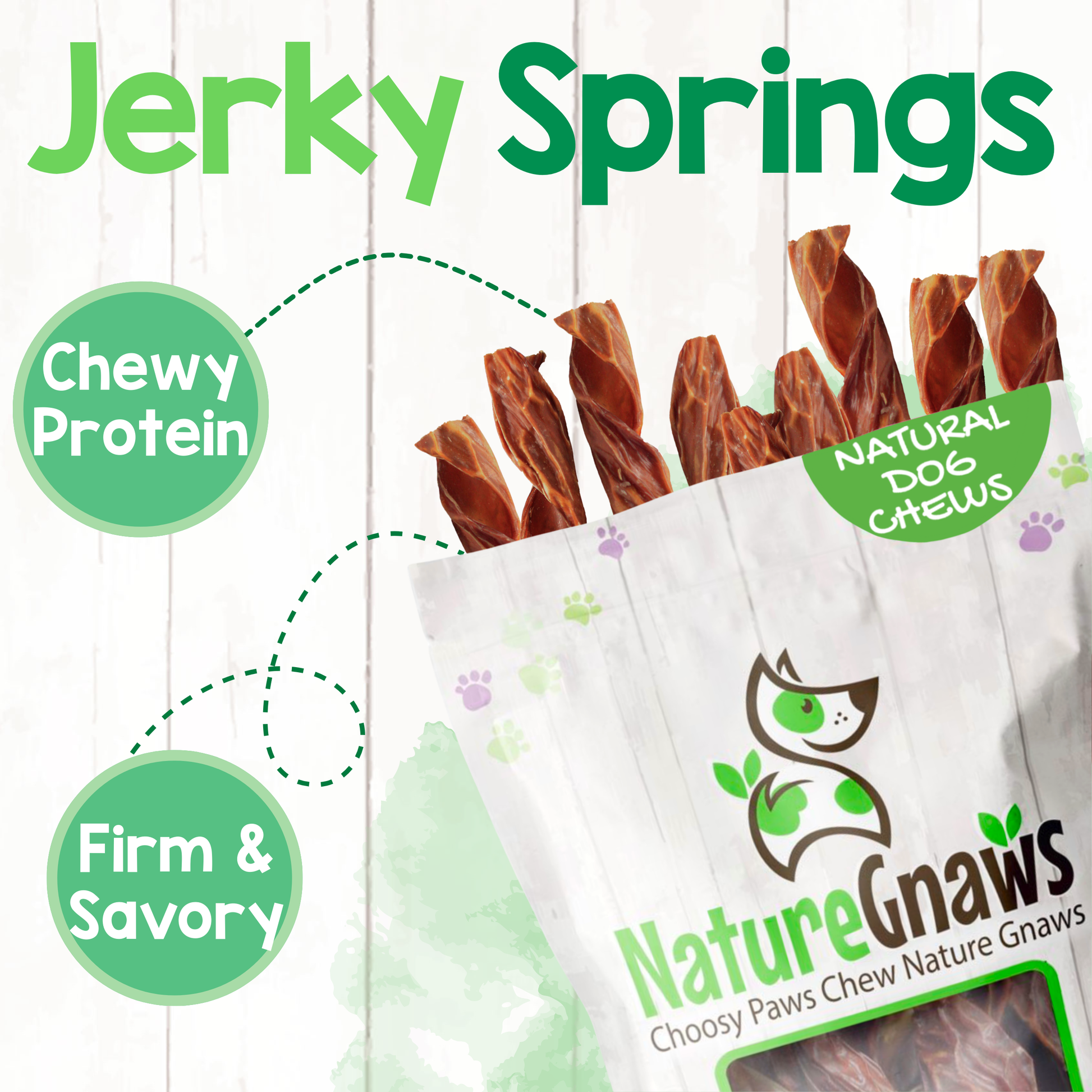 Beef Jerky Gullet Springs | Natural Dog Chew Treats | Nature Gnaws Beef Jerky Gullet Springs | Natural Dog Chew Treats | Nature Gnaws