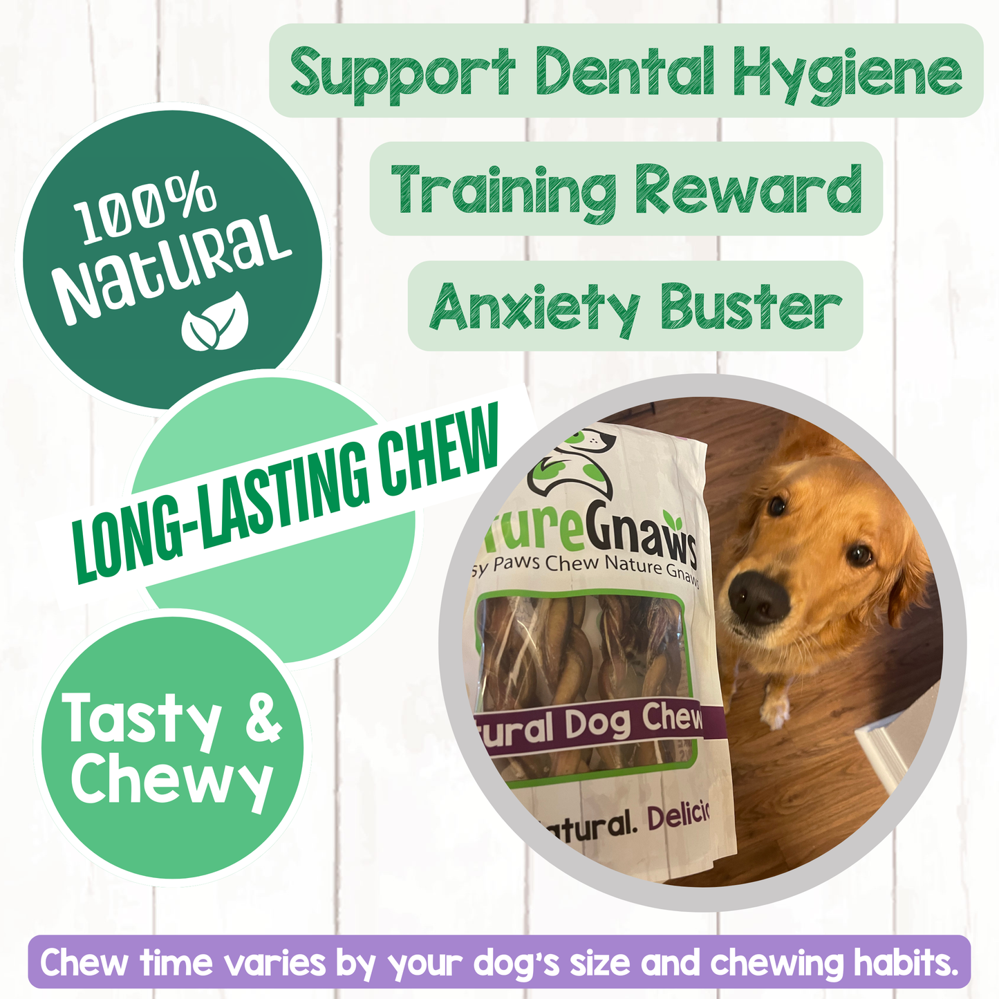 Pork Braided Bully Sticks 5–6" Long-Lasting Dog Chews