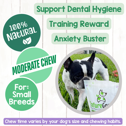 Extra Thin Bully Sticks 6" Long-Lasting Dental Dog Chews