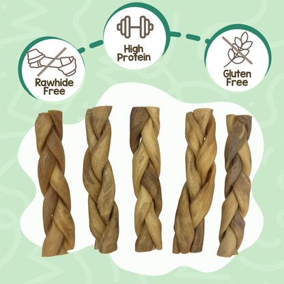 Collagen Braids 6”