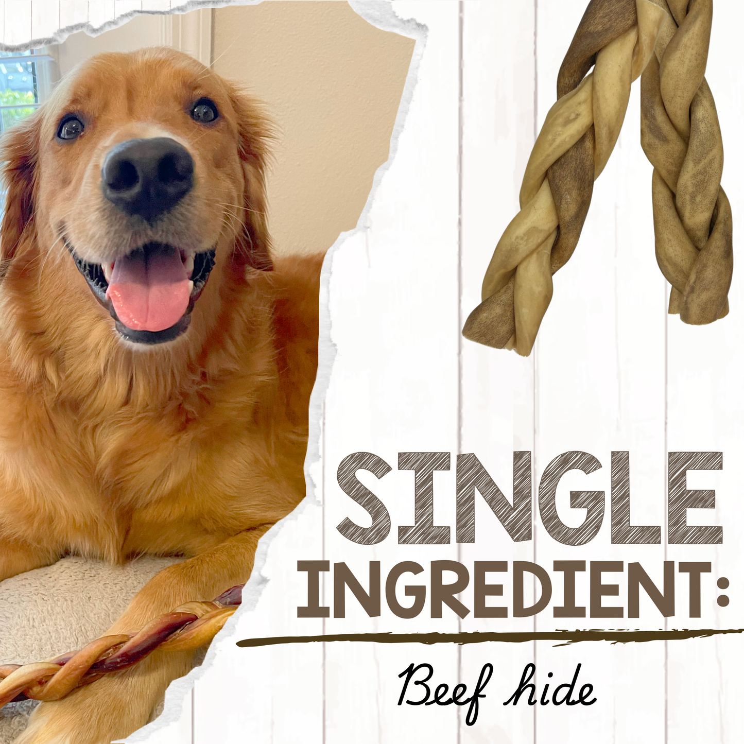 Collagen Braids 6”