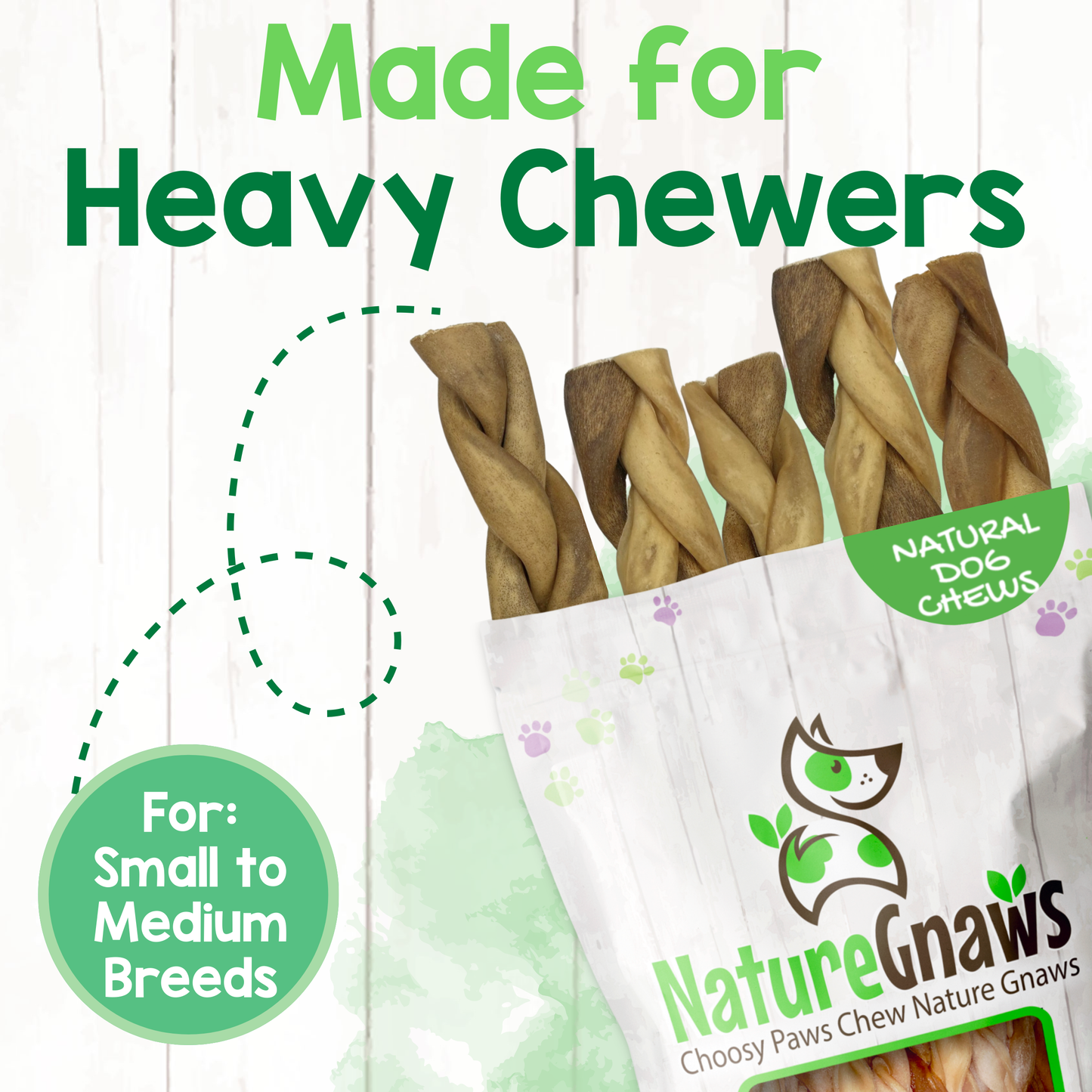 Collagen Braids 6”