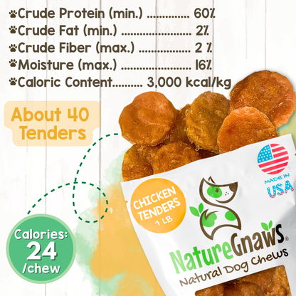 USA Crunchy Tenders 1lb Natural Dental & Training Chews