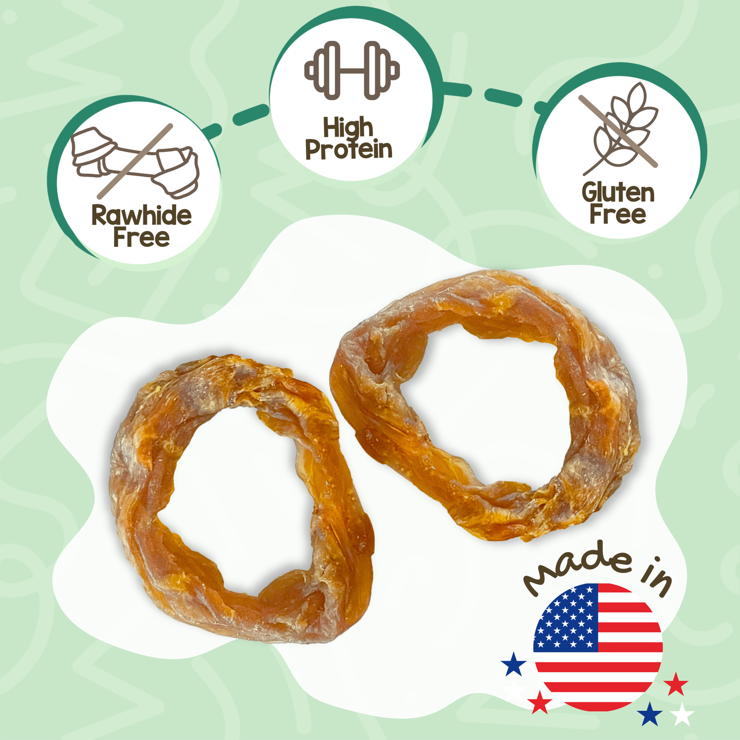 USA Turkey Rings Grain-Free Reward Snack